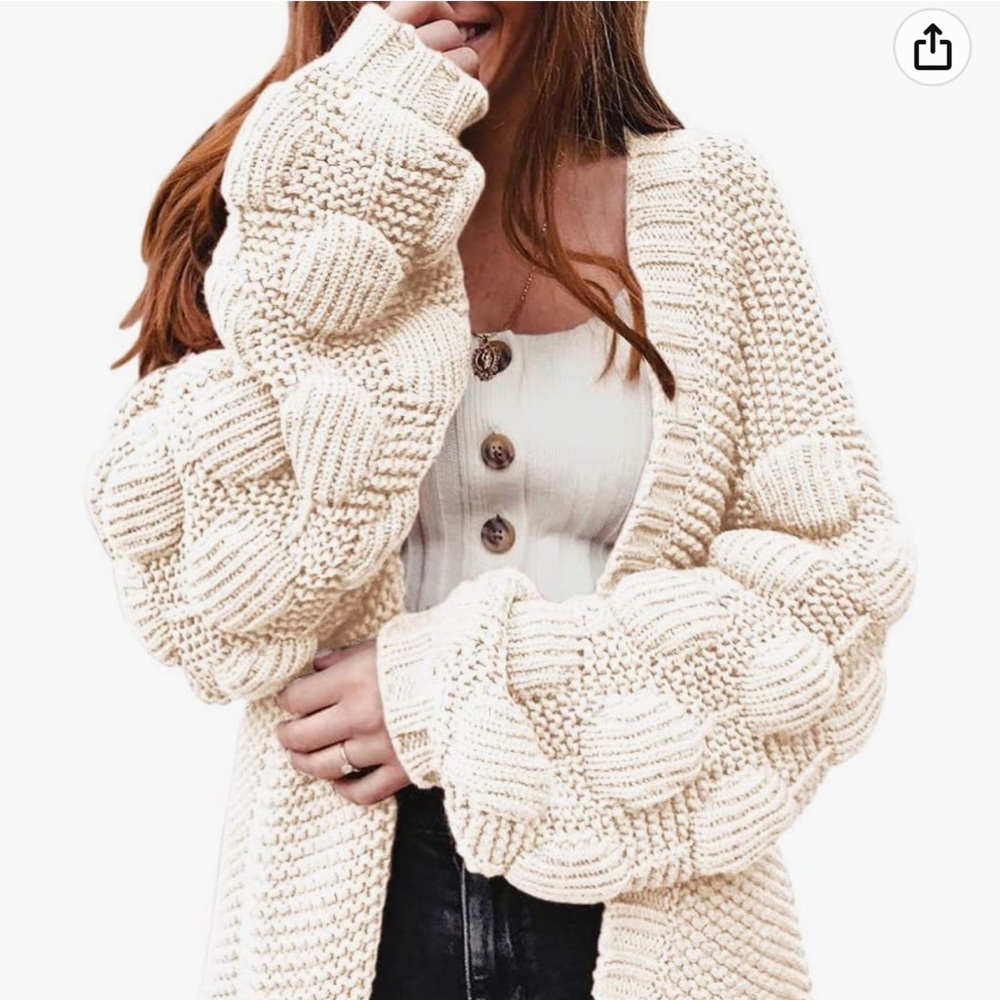 Amazon open cardigan